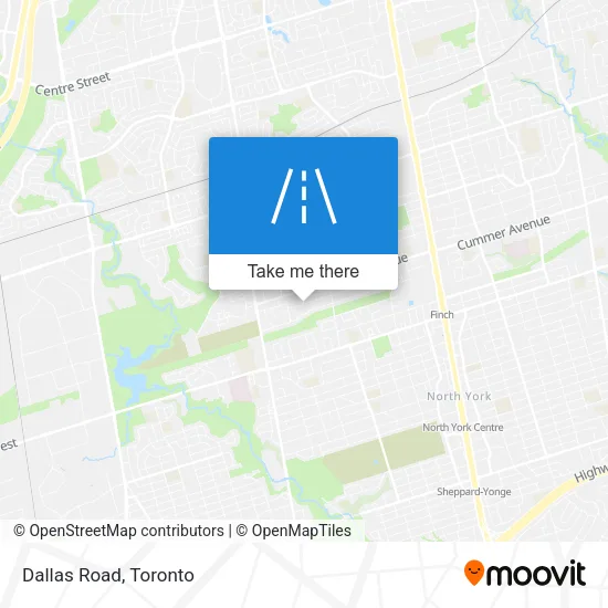Dallas Road map