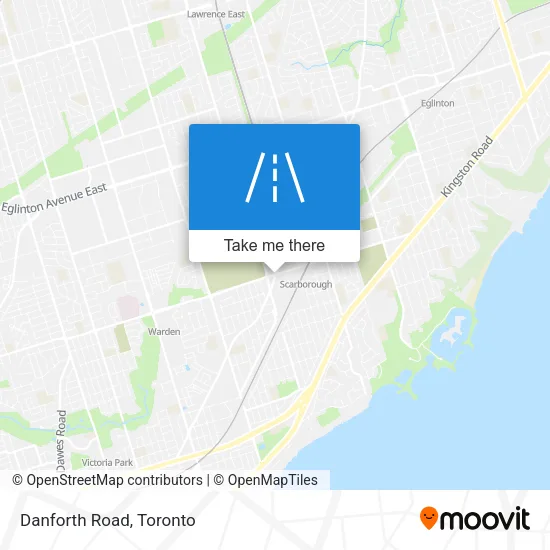 Danforth Road map