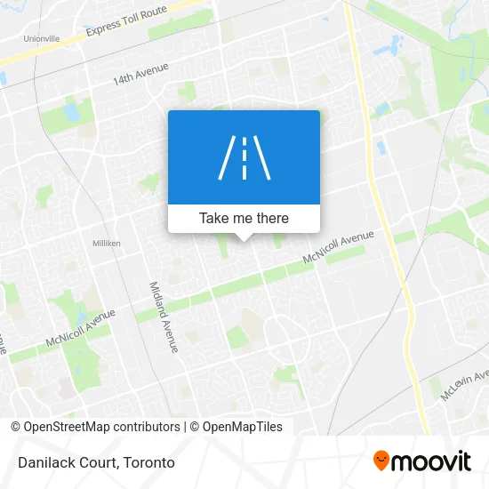 Danilack Court map