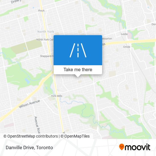 Danville Drive map