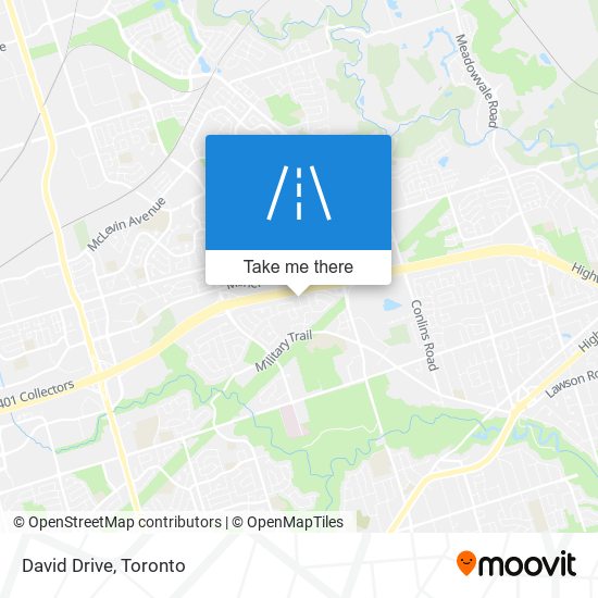 David Drive map