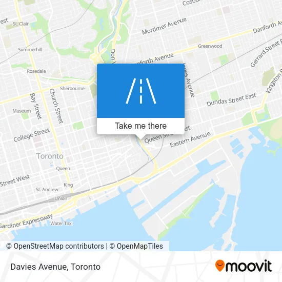 Davies Avenue map