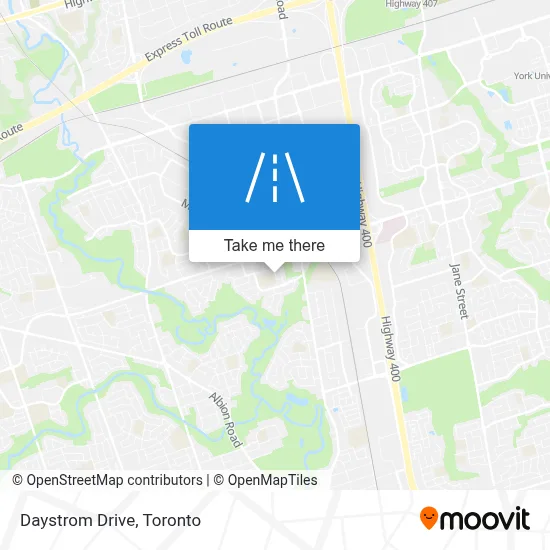 Daystrom Drive map