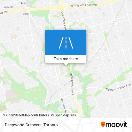 Deepwood Crescent map