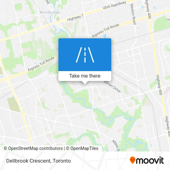 Dellbrook Crescent map