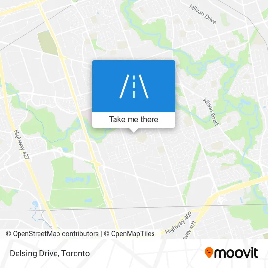 Delsing Drive map