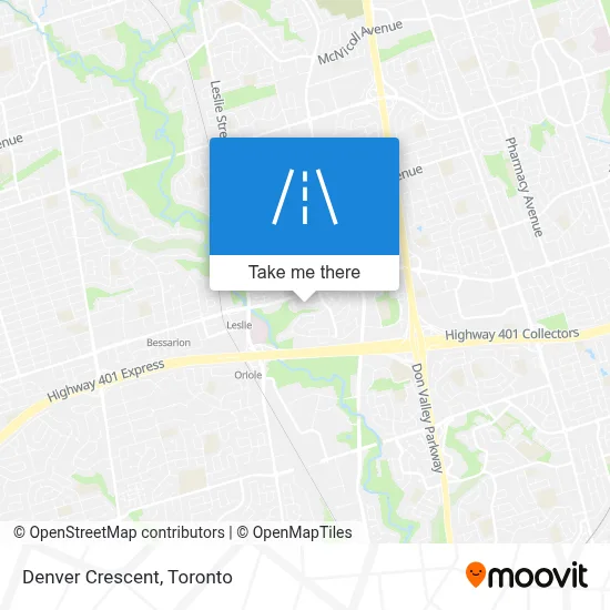 Denver Crescent map