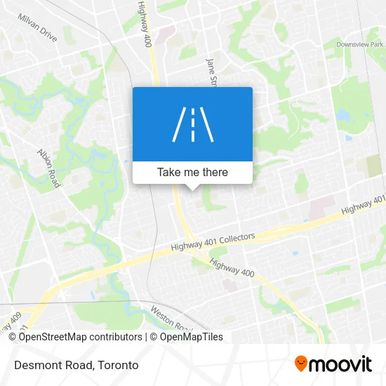 Desmont Road map