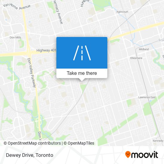 Dewey Drive map