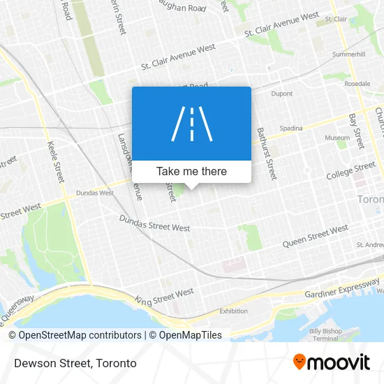 Dewson Street map