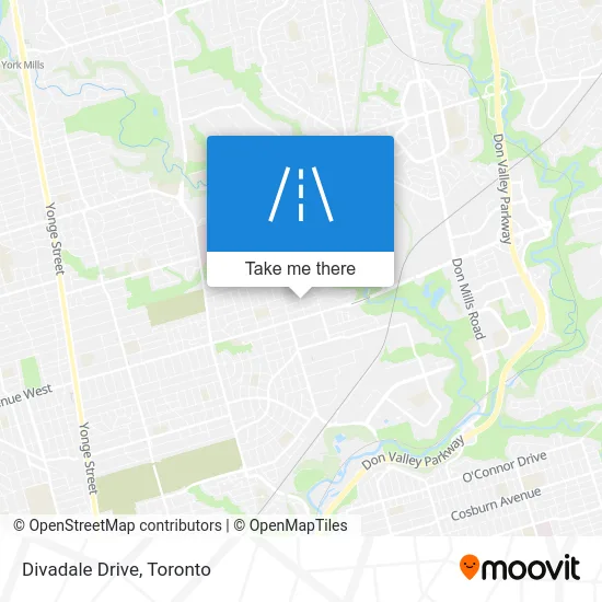 Divadale Drive map
