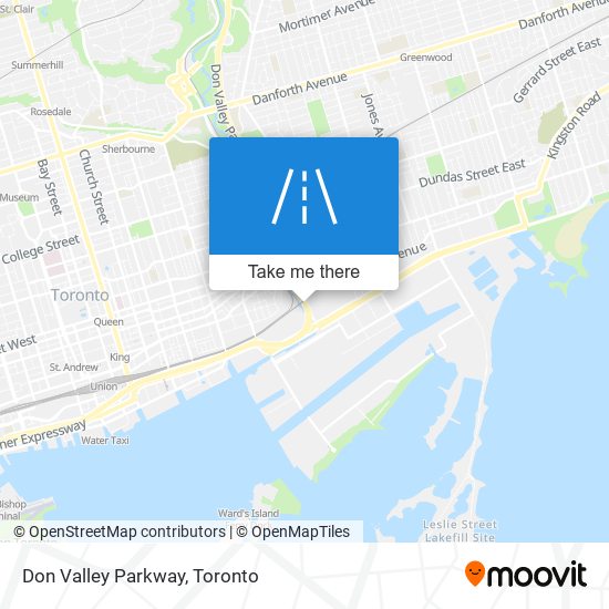 Don Valley Parkway map