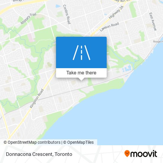 Donnacona Crescent map