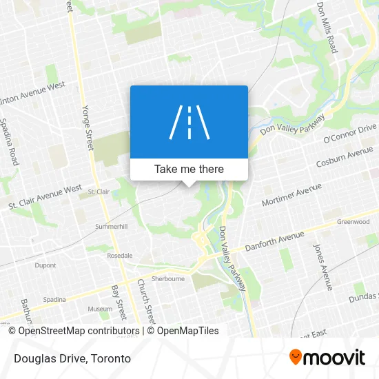Douglas Drive map