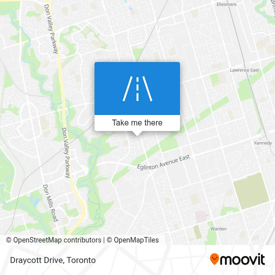 Draycott Drive map