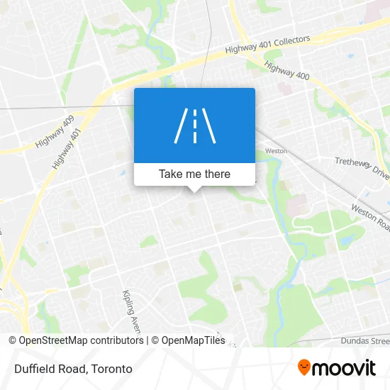 Duffield Road map