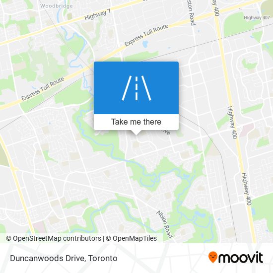 Duncanwoods Drive map