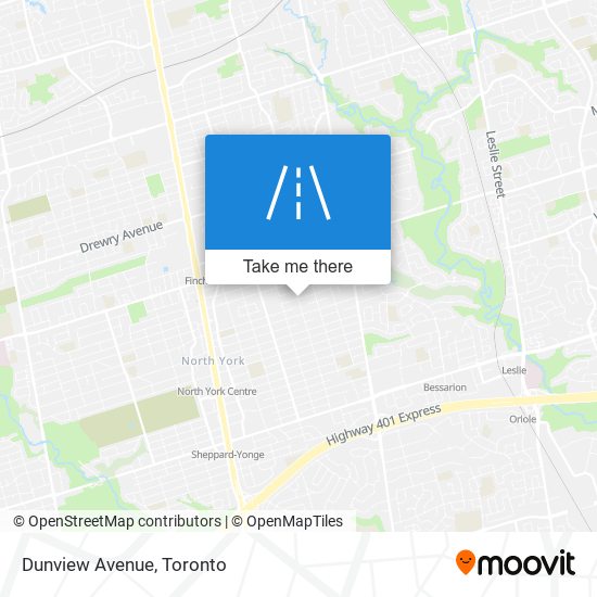 Dunview Avenue map