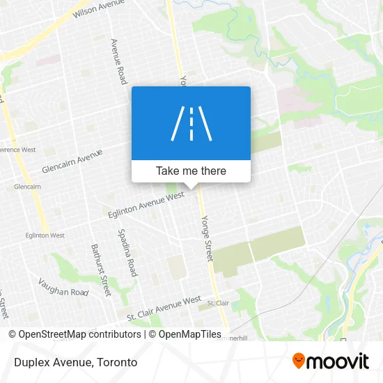 Duplex Avenue map