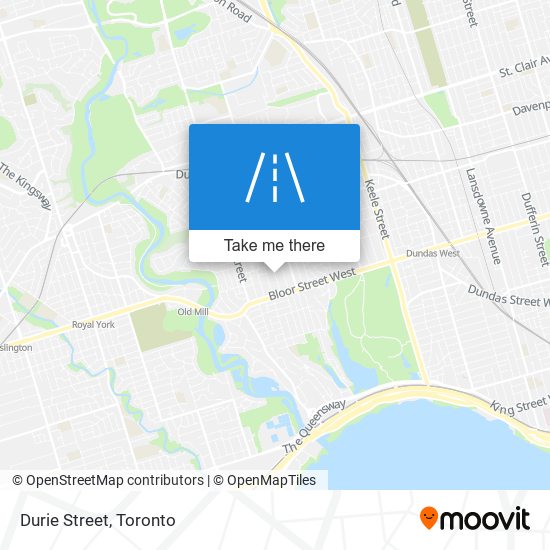 Durie Street map