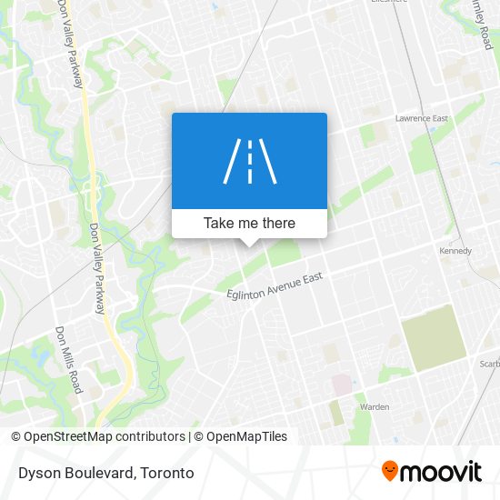 Dyson Boulevard map