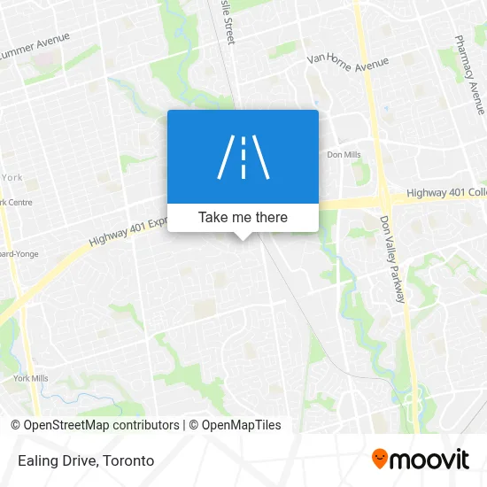 Ealing Drive map