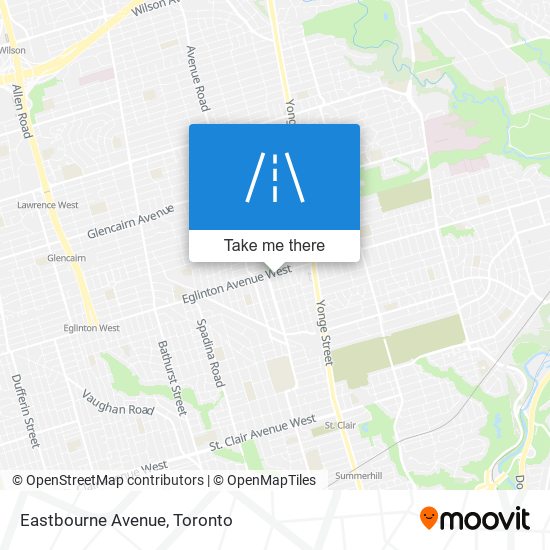 Eastbourne Avenue map