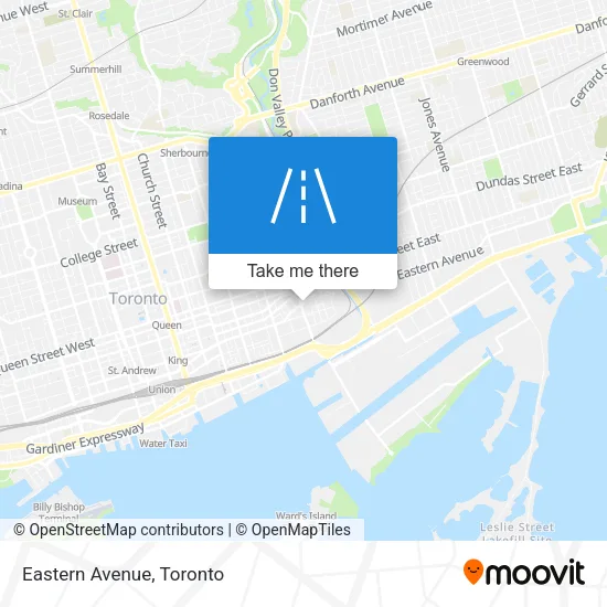 Eastern Avenue map