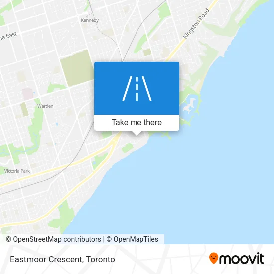 Eastmoor Crescent map