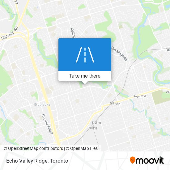 Echo Valley Ridge map