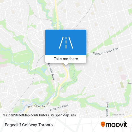 Edgecliff Golfway map