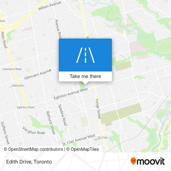 Edith Drive map