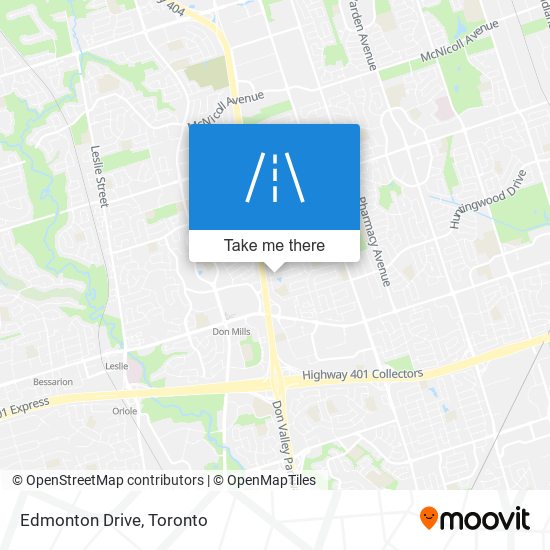 Edmonton Drive map