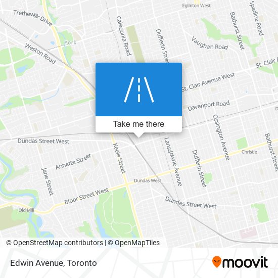 Edwin Avenue map