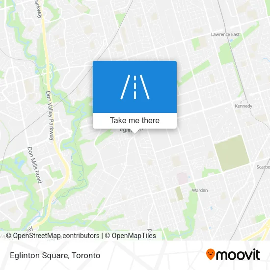 Eglinton Square map