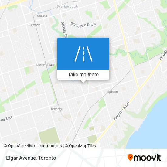 Elgar Avenue map