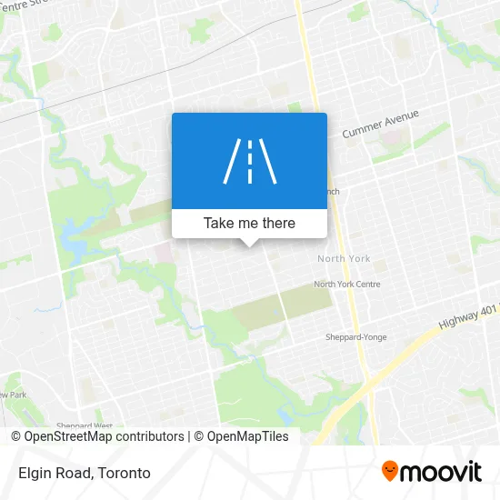 Elgin Road map