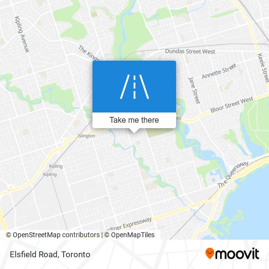 Elsfield Road map