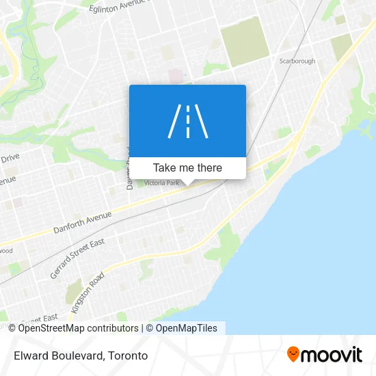 Elward Boulevard map