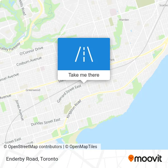 Enderby Road map