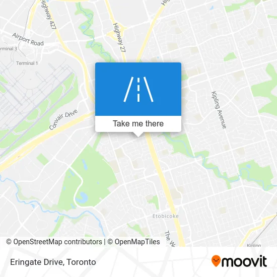 Eringate Drive map