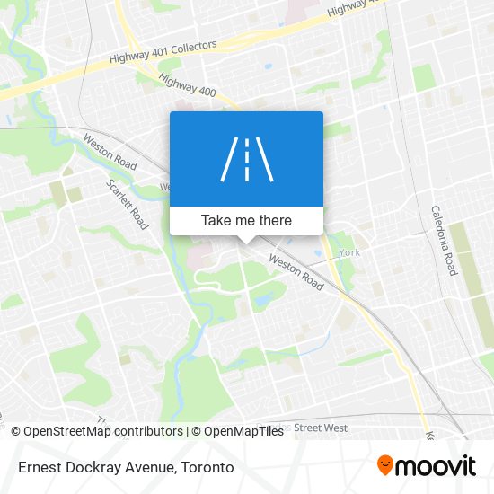 Ernest Dockray Avenue map