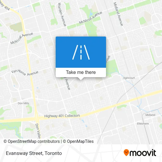 Evansway Street map