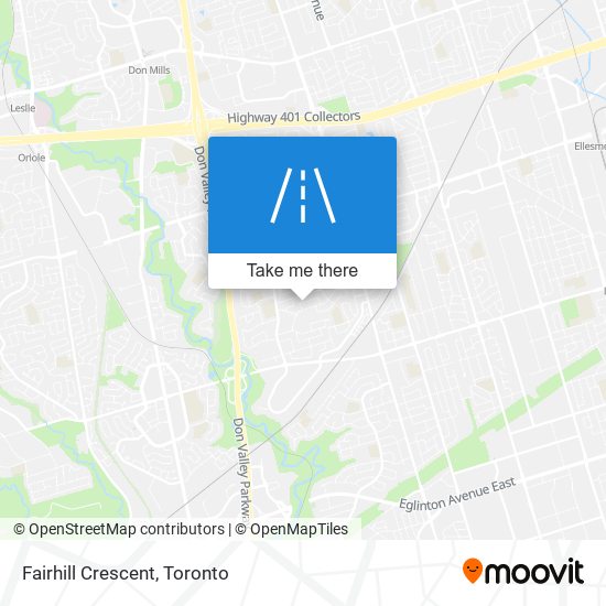 Fairhill Crescent map