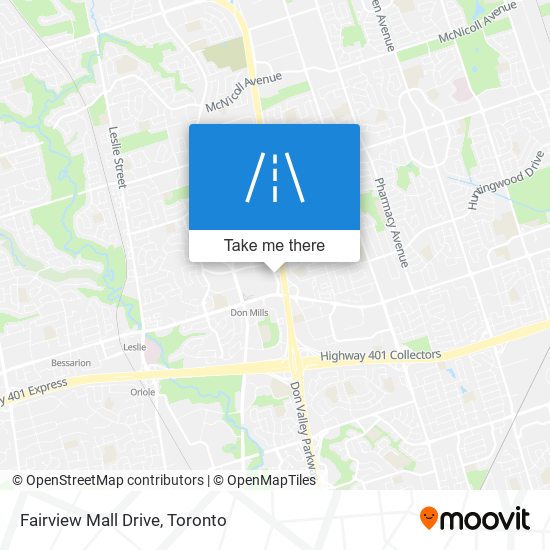 Fairview Mall Drive map