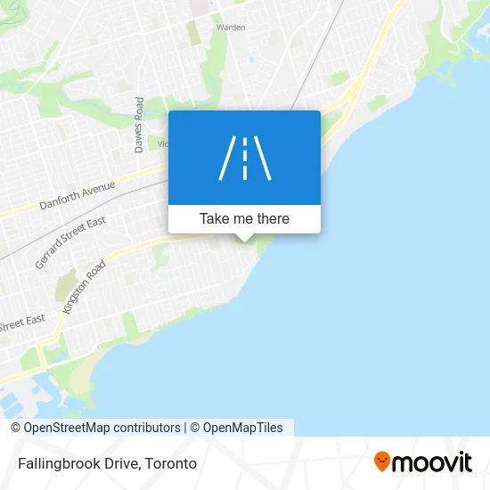 Fallingbrook Drive map