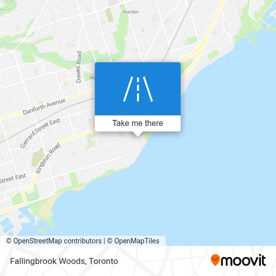 Fallingbrook Woods map