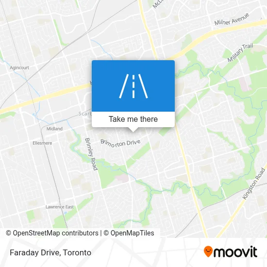 Faraday Drive map