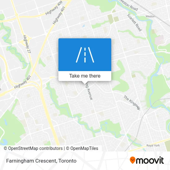 Farningham Crescent map