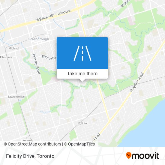 Felicity Drive map